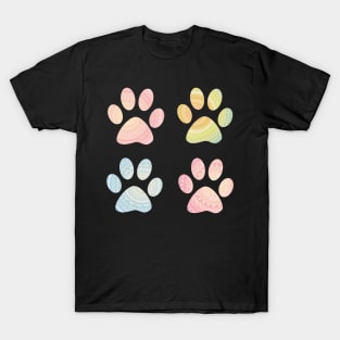 Dog paw with mandala art sticker pack T-Shirt